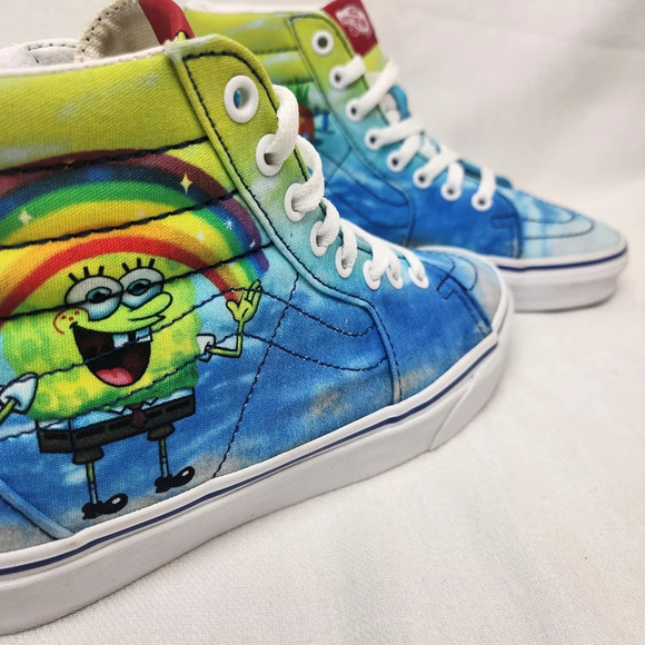 Vans × SpongeBob SquarePants Imaginaaation Canvas Sk8-Hi Sneakers. - Picture 9 of 11